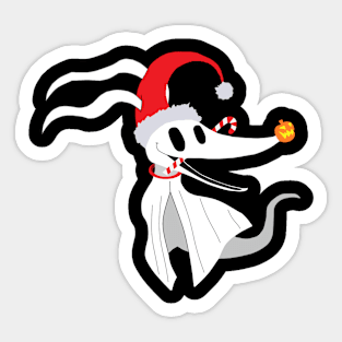 santa hat zero Sticker